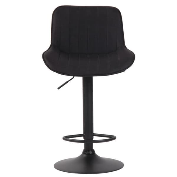 Barstol - CLP - Lentini - Tyg - Metall trumpetbas - Svart