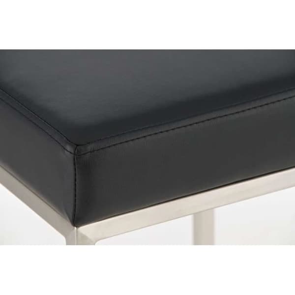 CLP MONTREAL E85 barpall, stöd i rostfritt stål, sitthöjd: 85 cm85 cm - svart CLP