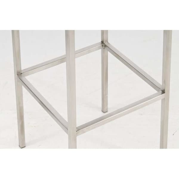 CLP MONTREAL E85 barpall, stöd i rostfritt stål, sitthöjd: 85 cm85 cm - svart CLP