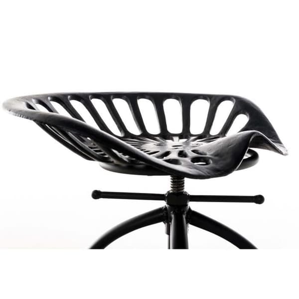 Barpall - MONTRACOL - Svart - Justerbar i höjdled - Country Style - Vikt upp till 120 kg