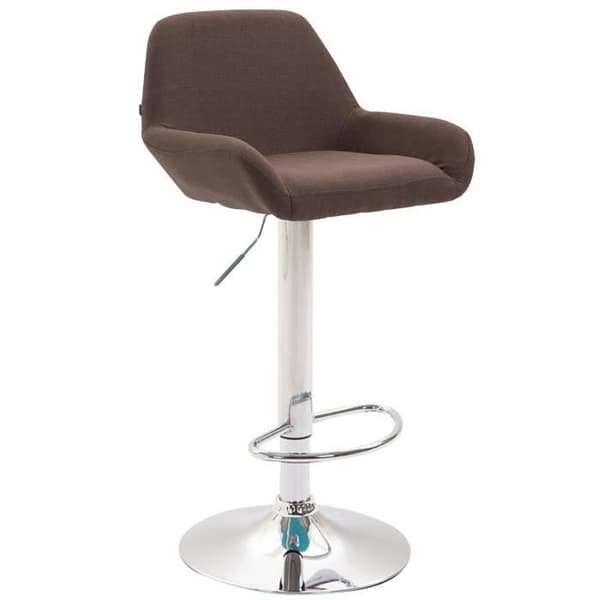 Barstol -MAGNIEUFCrom Finish (brun)