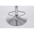 Miniatyrbild 4 av 4: Set med 2 barstolar -BREZAN V2 Chrome Leatherette (svart)