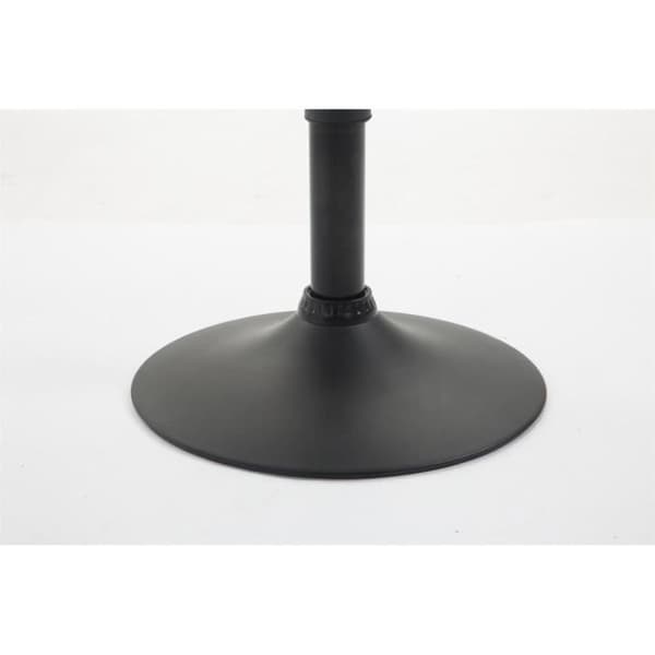 Set med 2 MAGNIEU barstolar i svart/grå tyg med armstöd och metallfötter - modern stil
