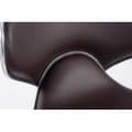 Miniatyrbild 3 av 4: Set med 2 barstolar -BREZAN V2 Leatherette Chrom (brun)