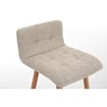 Miniatyrbild 4 av 4: Set med 2 barstolar - CEYZERIEUX Natural Finish (Cream)