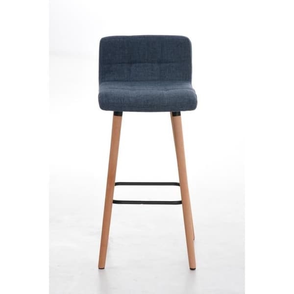 Set med 2 barstolar - CEYZERIEUX Natural Finish (blå)