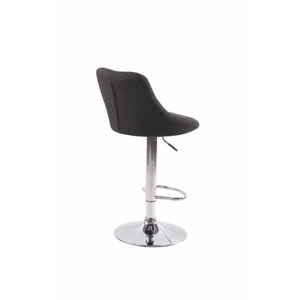 Barstol - NEYRON - Mörk Grå - Set om 2 - Höjdjusterbar - Modern Design