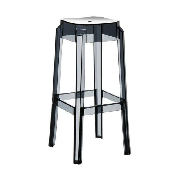 Set med 2 barstolar -BRESSOLLES, transparent