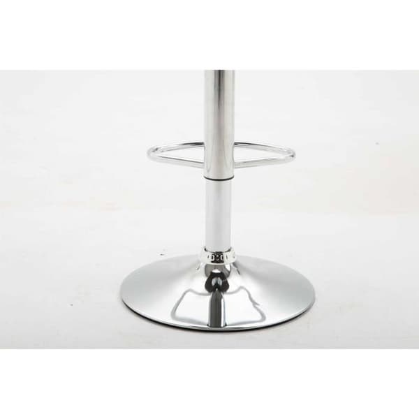 Set med 2 CONFRANCON V2 röda barstolar i konstläder - Justerbar i höjdled - Modern stil - Design