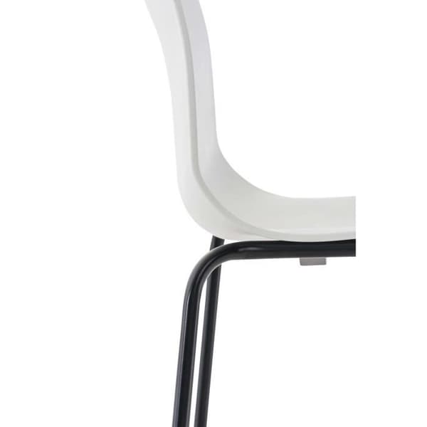 Set med 2 BETTANT Art Barstolar - Finish på 4 svarta (vita) ben - Tyg - Modernt - Design