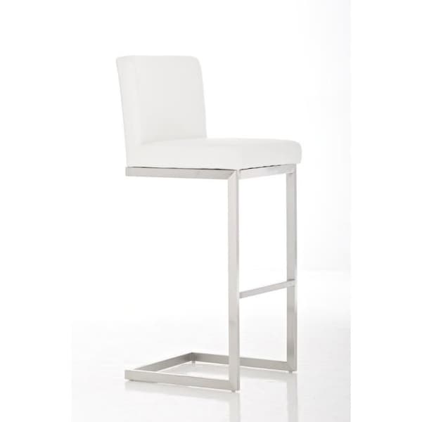 CLP PAROS barpall i rostfritt stål, 11 färger att välja mellan, sitthöjd 77 cm, med fot- och ryggstöd 104 cm...