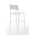 Miniatyrbild 3 av 4: Barstol - Genua - Vit - Plast - Metall - Modernt design
