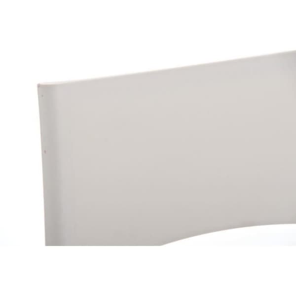 Barstol - Genua - Vit - Plast - Metall - Modernt design