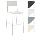 Miniatyrbild 1 av 4: Barstol - Genua - Vit - Plast - Metall - Modernt design