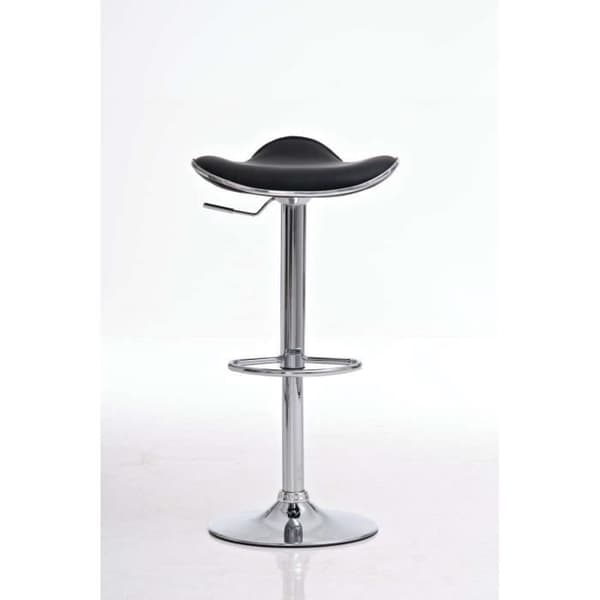 Lot 2 SHANGHAI PU justerbara barstolar - CLP - Justerbar höjd 62-83cm - Svängbar med fotstöd