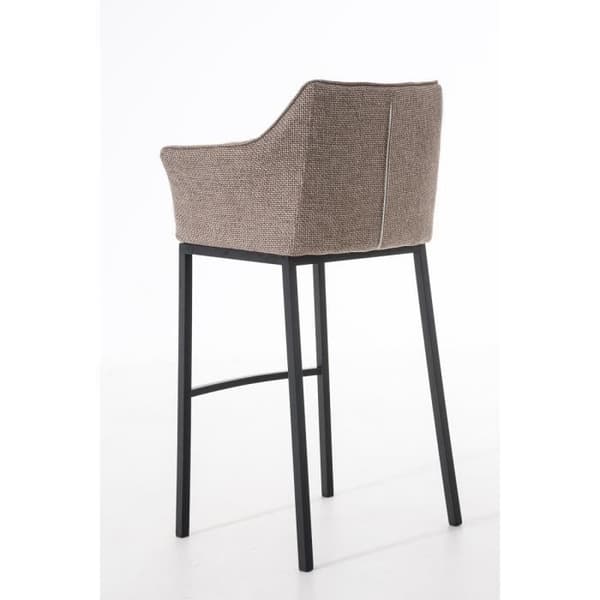 DAMASO B barstol - CLP - Svart - Tyg - Bekväm - 110 cm