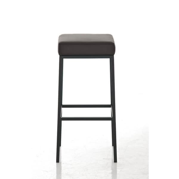 CLP Barpall i svart metall MONTREAL B80 med 4 ben, Sitthöjd: 80 cm, 14 klädselfärger att välja mellan85 cm...