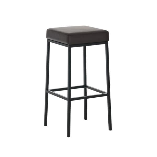 Barstol - CLP - MONTREAL B85 - Svart Metall - PU-sits - 14 Tillgängliga färger