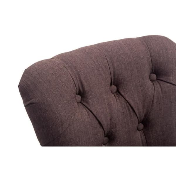 Barstol - CLP - BUCKINGHAM - Massivt trä - Tjock stoppning - Vintage stil