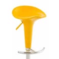 Miniatyrbild 2 av 4: Sadelbarstolar - CLP - Gul - Justerbar i höjdled - 360° vridbar - Set om 2