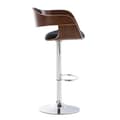 Miniatyrbild 3 av 4: Barstol - CLP - Kingston - Tyg - Svart - Justerbar i höjdled - Modern design