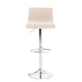 Miniatyrbild 2 av 4: Barstol - CLP - Hoover - Justerbar Höjd - 100% Polyester Tyg - Kromad Metall