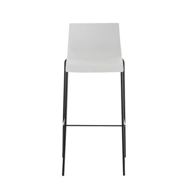 Barstol - CLP - HOOVER - Vit - Metall - Ergonomisk