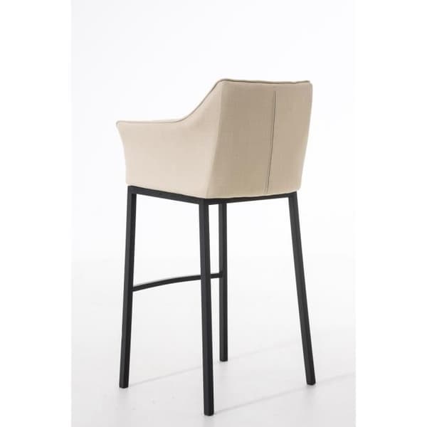 DAMASO B barpall - CLP - Svart - Tyg - Armstöd - Fotstöd - 110 cm