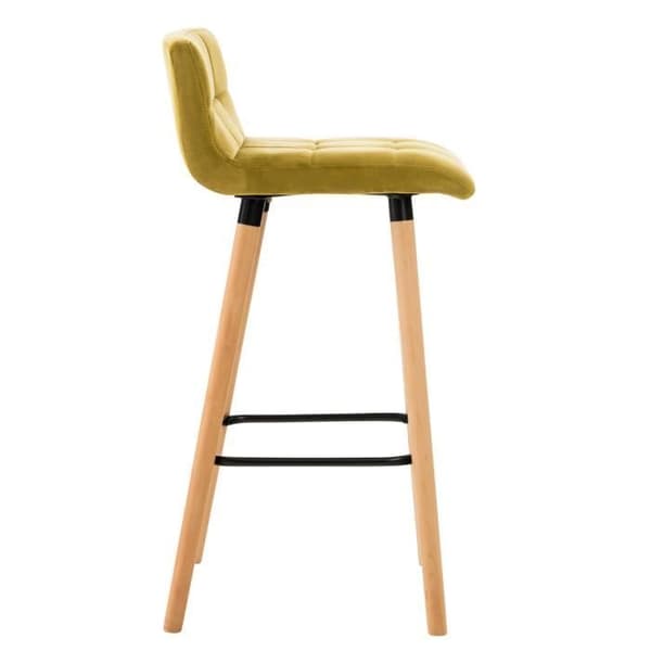 Barstol - CLP - Lincoln - Sammet - Gul - Vintage - Inomhus