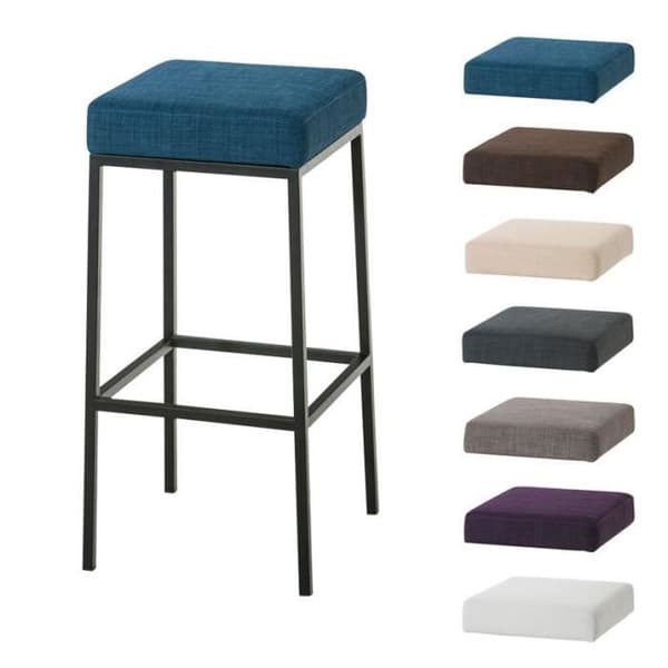 Barstol - CLP - MONTREAL B85 - Svart metall - Tygöverdrag - Sitthöjd 85 cm