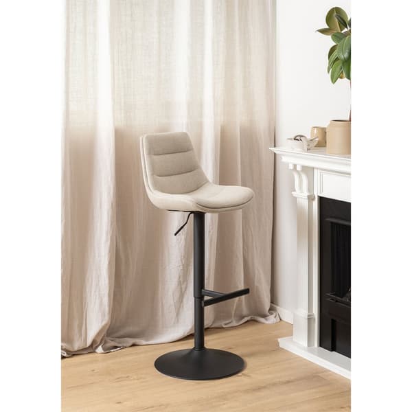 2 x Adisa barstol höjdjusterbart snurrfunktion beige.