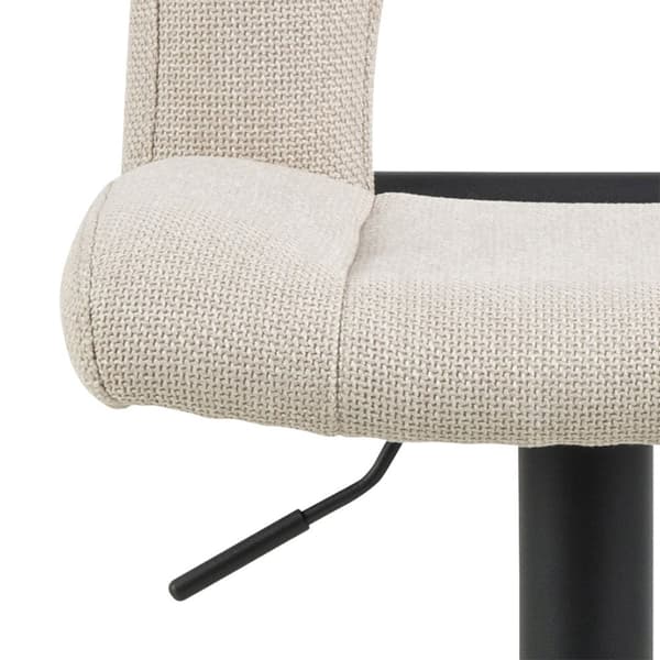2 x Sylvia barstol höjdjusterbart snurrfunktion beige.