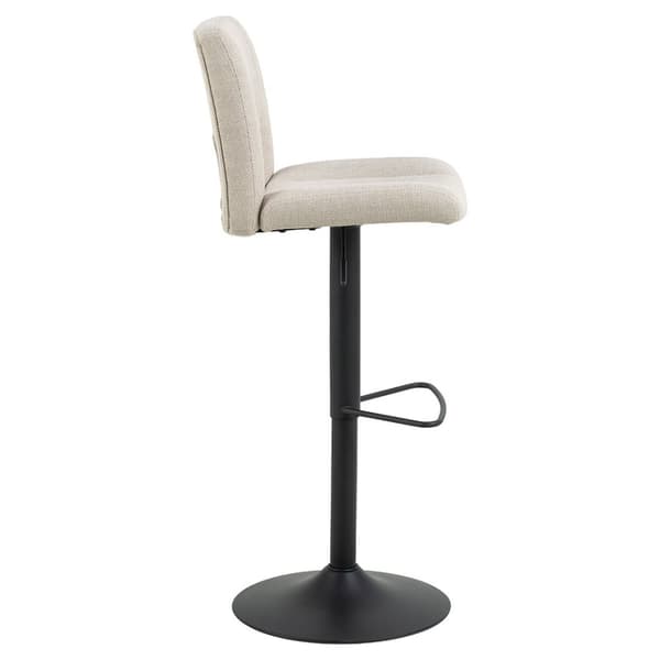 2 x Sylvia barstol høydejusterbar dreiefunksjon beige.