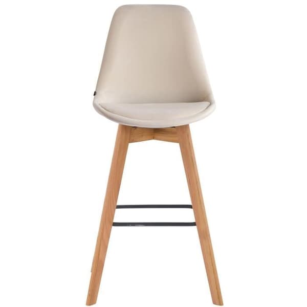 Barstol - CLP - Metz - Sammet - Cream-Nature - Bekväm och chic