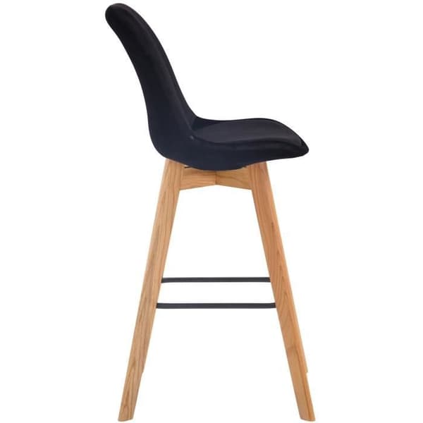 Metz velvet barstol - Svart - CLP - Vintage - Ej justerbar i höjdled