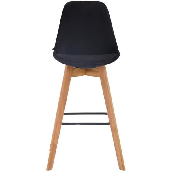 Metz velvet barstol - Svart - CLP - Vintage - Ej justerbar i höjdled