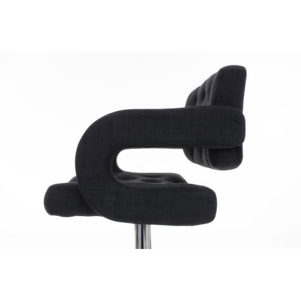 Barstol - CLP - DUBLIN - Bekvämt tyg - Justerbar höjd 65-85 cm - 360° vridbar