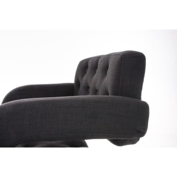 Barstol - CLP - DUBLIN - Bekvämt tyg - Justerbar höjd 65-85 cm - 360° vridbar