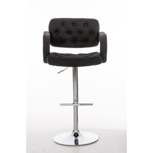 Barstol - CLP - DUBLIN - Bekvämt tyg - Justerbar höjd 65-85 cm - 360° vridbar