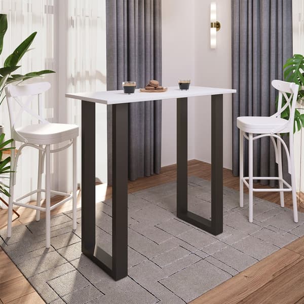 Xona barbord 110x50 hvit, svart.
