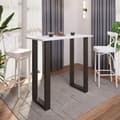 Miniatyrbilde 3 av 4: Xona barbord 110x50 hvit, svart.