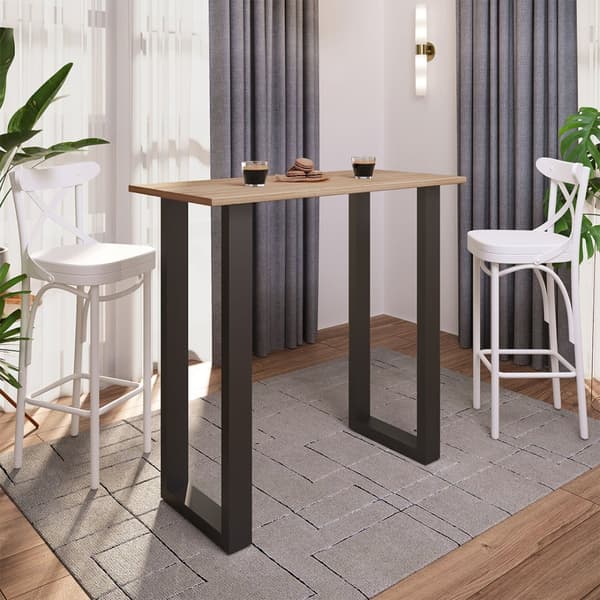Xona barbord 110x50 eik dekor, svart.