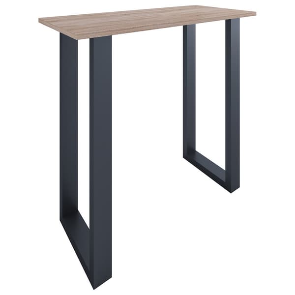 Xona barbord 110x50 eik dekor, svart.