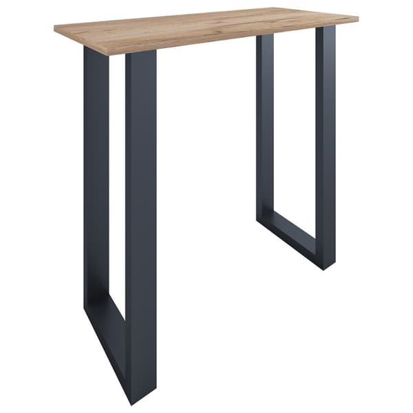 Xona barbord 110x50 eik dekor, svart.