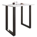 Miniatyrbilde 2 av 4: Xona barbord 110x80 hvit, svart.