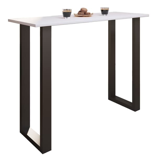 Xona barbord 140x50 hvit, svart.