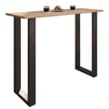 Miniatyrbilde 2 av 4: Xona barbord 140x50 eik dekor, svart.