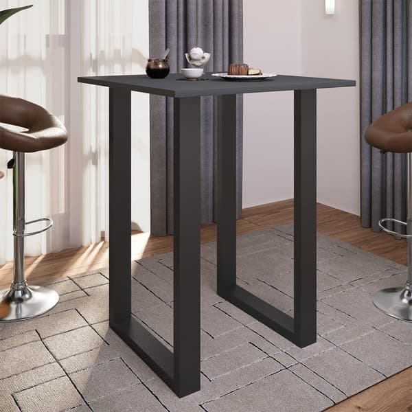 Xona barbord 80x80 antracitt, svart.