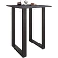 Miniatyrbilde 2 av 4: Xona barbord 80x80 antracitt, svart.