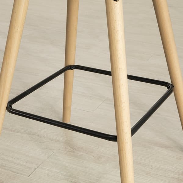 Rootz Swivel Bar Pall - Höjdjusterbar pall - Vadderad sits - Designpall för Home Bar - 98cm x 36cm x 38cm